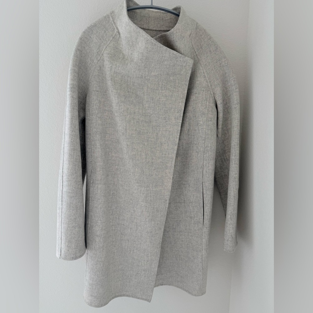 Vince Light Gray Trench Coat